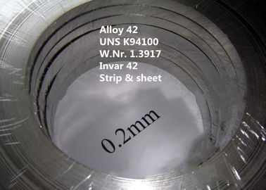 K94100 / Spezielle Nickel-Eisen-Legierungen des Invar-42 für Automobil mit Curie-Temperatur 360℃